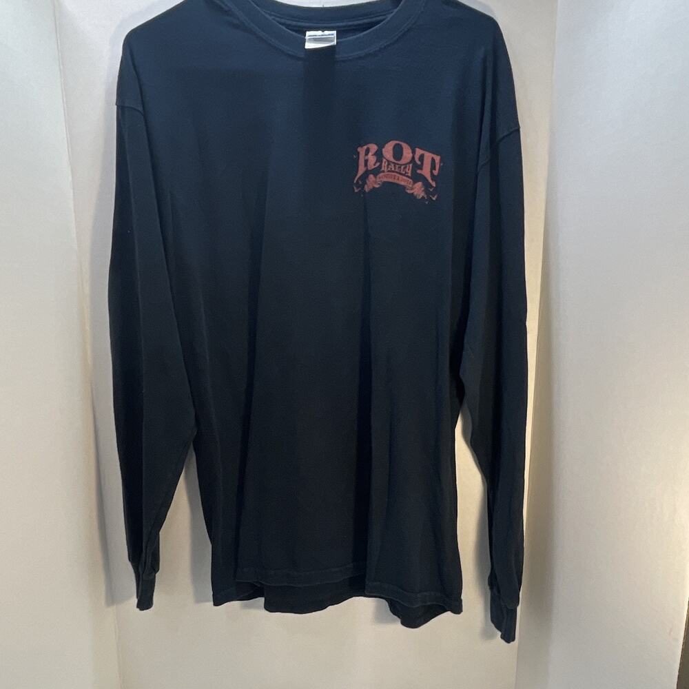 Rot Rally Austin Texas 2011 Long Sleeve Men’s Shirt Shirt Size Large